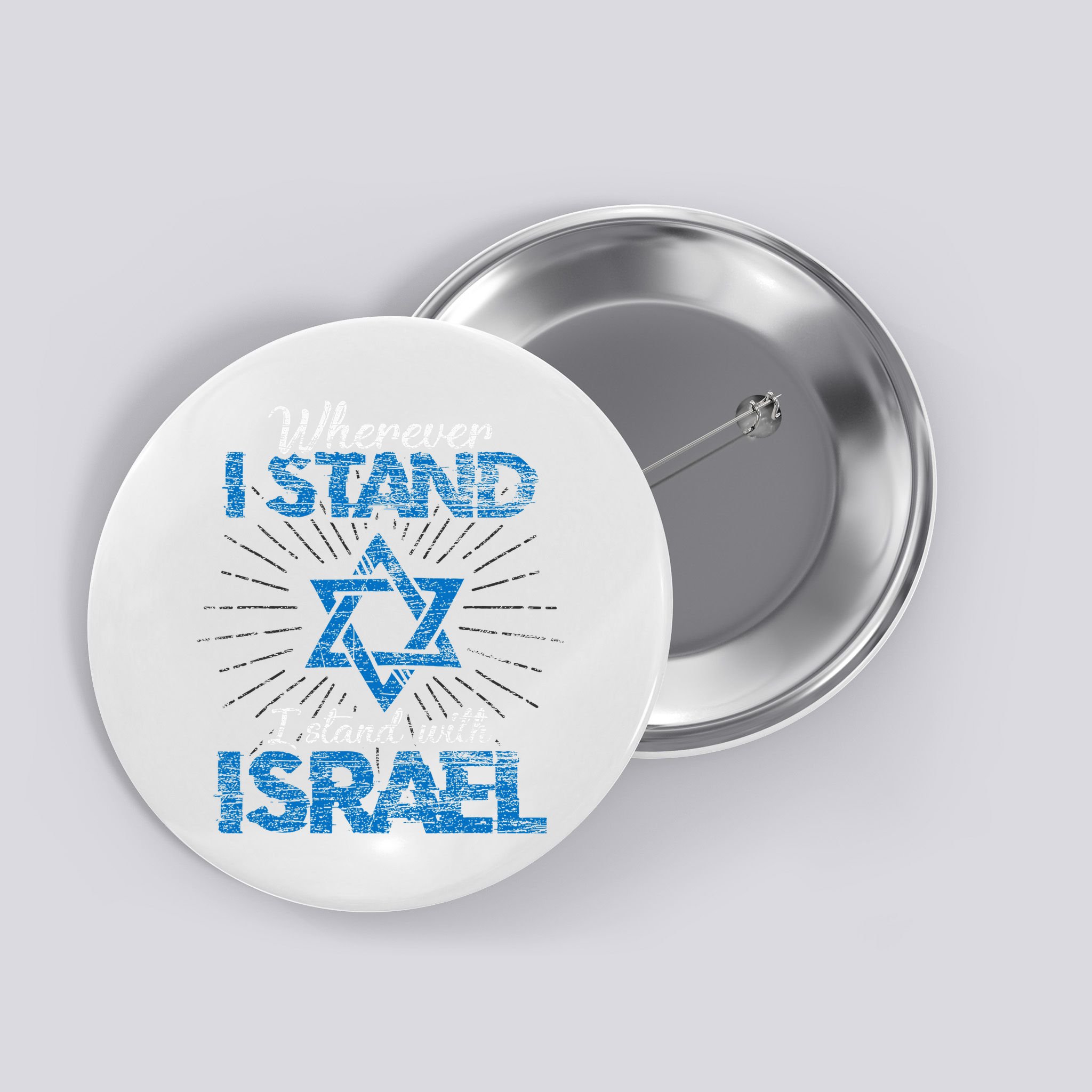 Support Israel Standing Strong Together Button