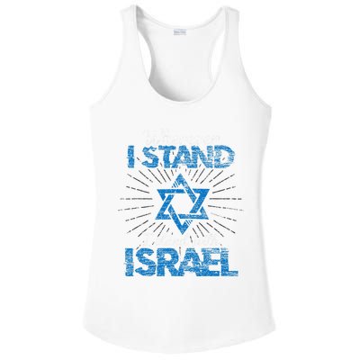 Support Israel Standing Strong Together Ladies PosiCharge Competitor Racerback Tank