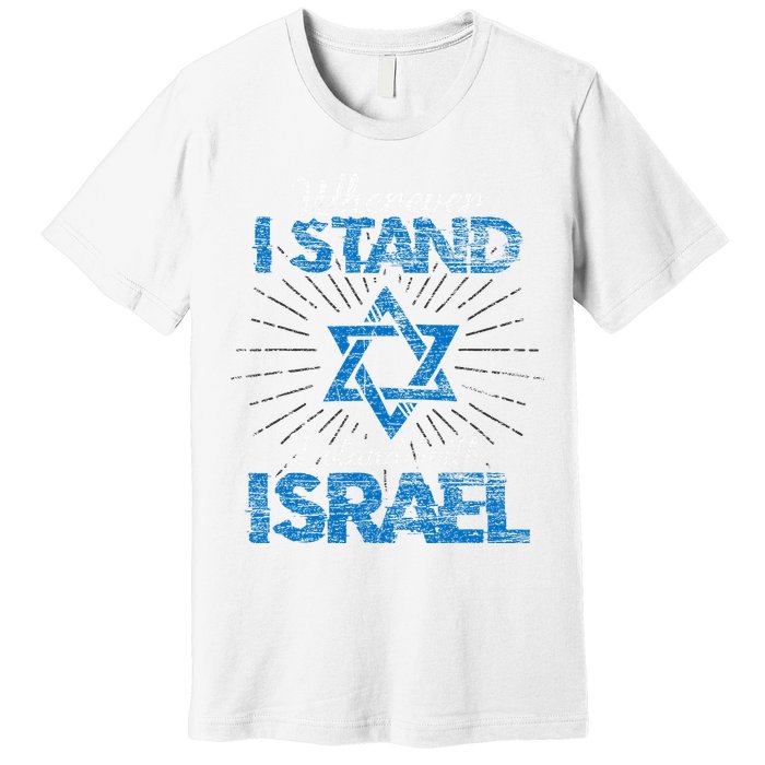Support Israel Standing Strong Together Premium T-Shirt