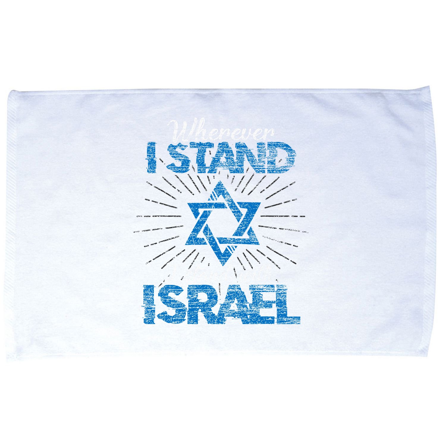 Support Israel Standing Strong Together Microfiber Hand Towel