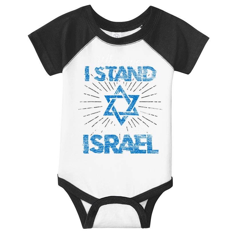 Support Israel Standing Strong Together Infant Baby Jersey Bodysuit