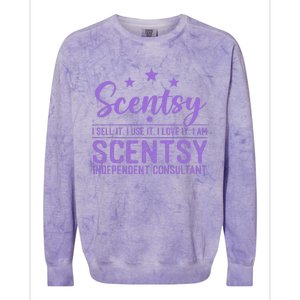 Scentsy I Sell It I Use It I Love It Design Colorblast Crewneck Sweatshirt