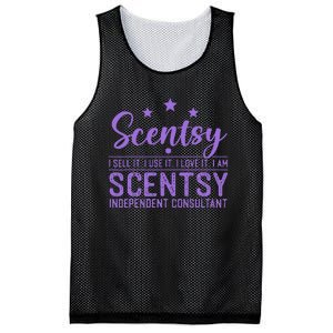 Scentsy I Sell It I Use It I Love It Design Mesh Reversible Basketball Jersey Tank