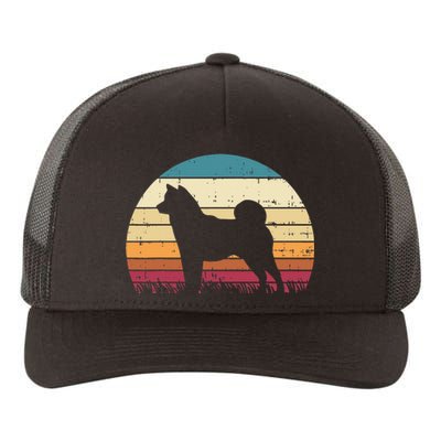 Shiba Inu Sunset Retro Animal Pet Akita Dog Yupoong Adult 5-Panel Trucker Hat