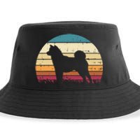 Shiba Inu Sunset Retro Animal Pet Akita Dog Sustainable Bucket Hat