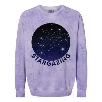 Stars In Sky Meaningful Gift Cool Astronomy Themed Gift Idea Meaningful Gift Sta Colorblast Crewneck Sweatshirt