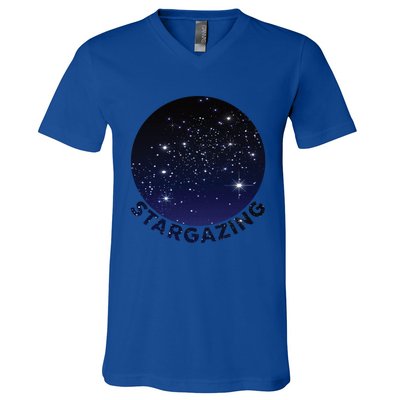 Stars In Sky Meaningful Gift Cool Astronomy Themed Gift Idea Meaningful Gift Sta V-Neck T-Shirt