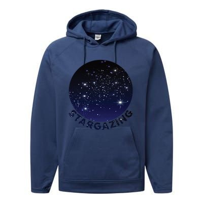 Stars In Sky Meaningful Gift Cool Astronomy Themed Gift Idea Meaningful Gift Sta Performance Fleece Hoodie