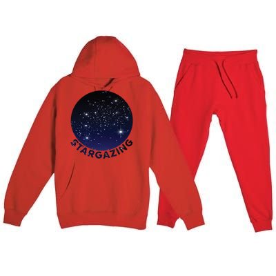 Stars In Sky Meaningful Gift Cool Astronomy Themed Gift Idea Meaningful Gift Sta Premium Hooded Sweatsuit Set