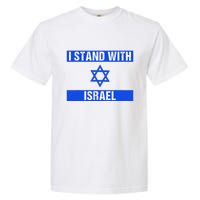 Support I Stand With Israel Jewish Heritage Israeli Flag Garment-Dyed Heavyweight T-Shirt