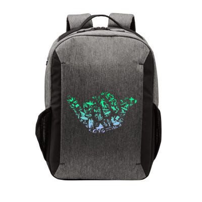 Surf Icons Surfer Surfing Vector Backpack