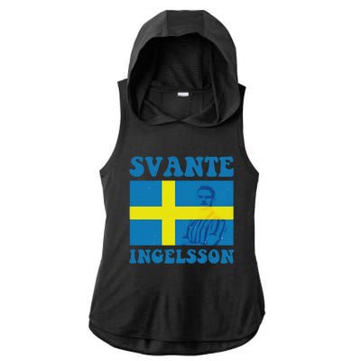 Svante Ingelsson Sheffield Wednesday Efl Flag Ladies PosiCharge Tri-Blend Wicking Draft Hoodie Tank