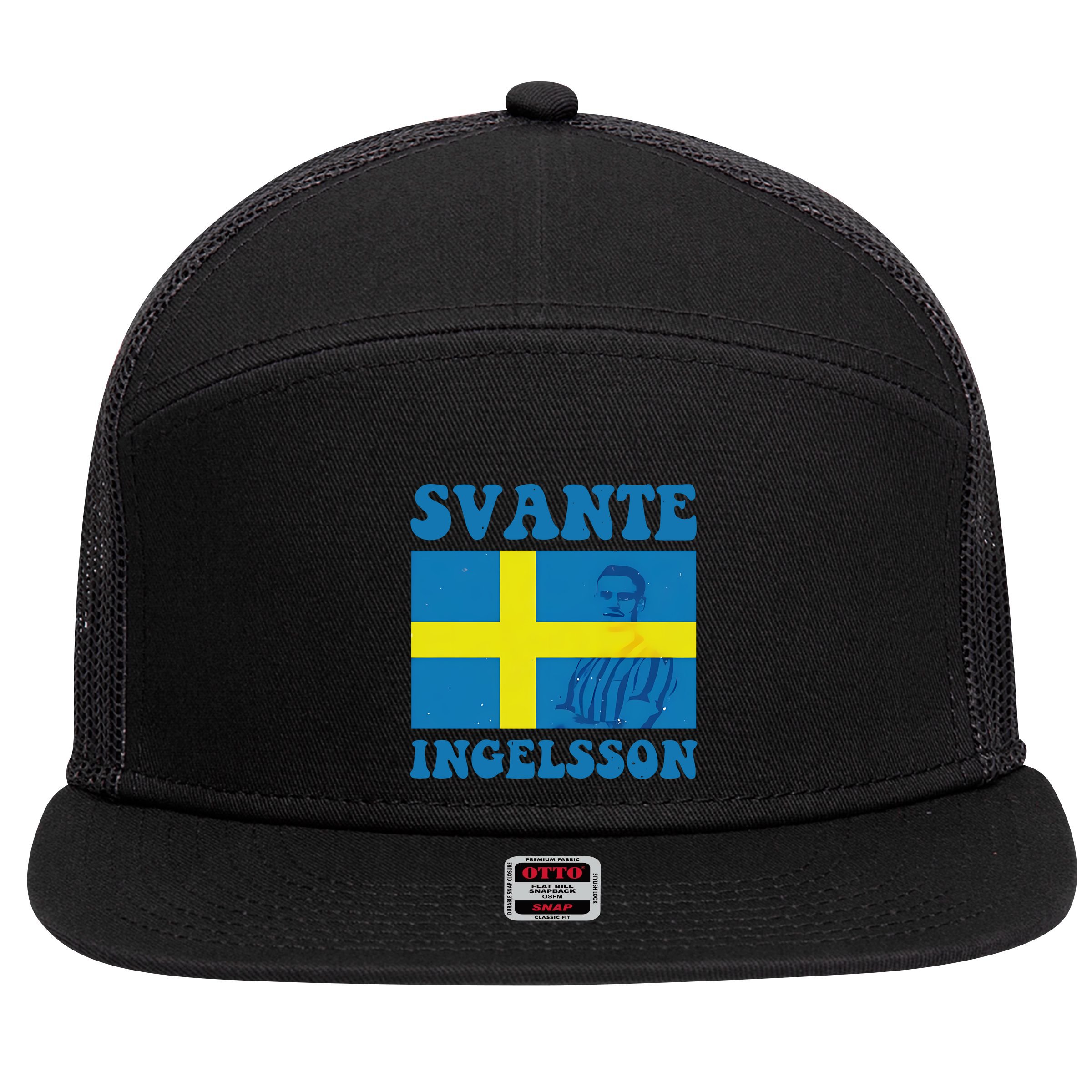 Svante Ingelsson Sheffield Wednesday Efl Flag 7 Panel Mesh Trucker Snapback Hat