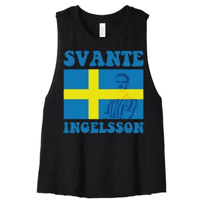 Svante Ingelsson Sheffield Wednesday Efl Flag Women's Racerback Cropped Tank