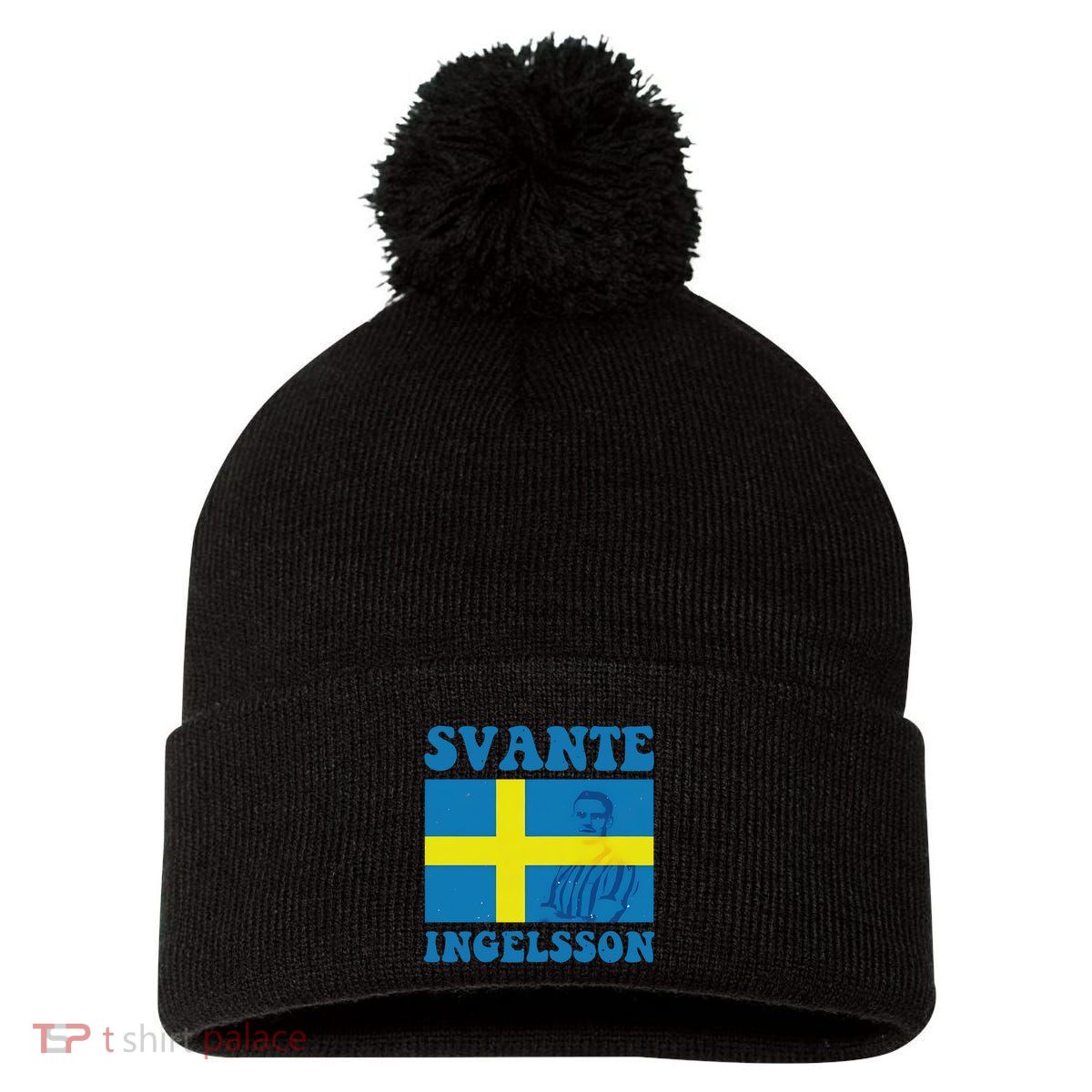 Svante Ingelsson Sheffield Wednesday Efl Flag Pom Pom 12in Knit Beanie