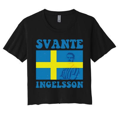 Svante Ingelsson Sheffield Wednesday Efl Flag Women's Crop Top Tee