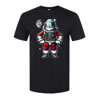 Santa in Space Festive Astronaut Christmas Gift Softstyle CVC T-Shirt