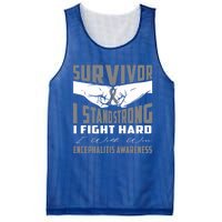 Survivor I Stand Strong Encephalitis Awareness Great Gift Mesh Reversible Basketball Jersey Tank