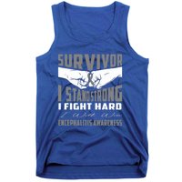 Survivor I Stand Strong Encephalitis Awareness Great Gift Tank Top