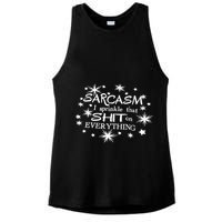 Sarcasm I Sprinkle That Sh T On Everything Funny TShirt Ladies PosiCharge Tri-Blend Wicking Tank