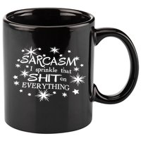 Sarcasm I Sprinkle That Sh T On Everything Funny TShirt 11oz C Handle Ceramic Mug