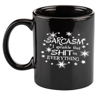 Sarcasm I Sprinkle That Sh T On Everything Funny TShirt 11oz C Handle Ceramic Mug