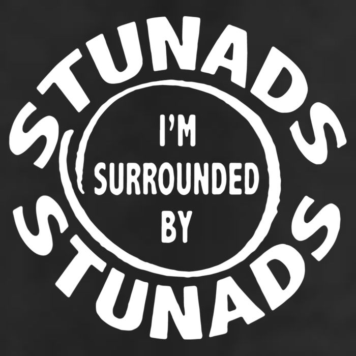 Stunads I’m Surrounded By Stunads Funny Italian Sayings 15oz Campfire Ceramic Mug