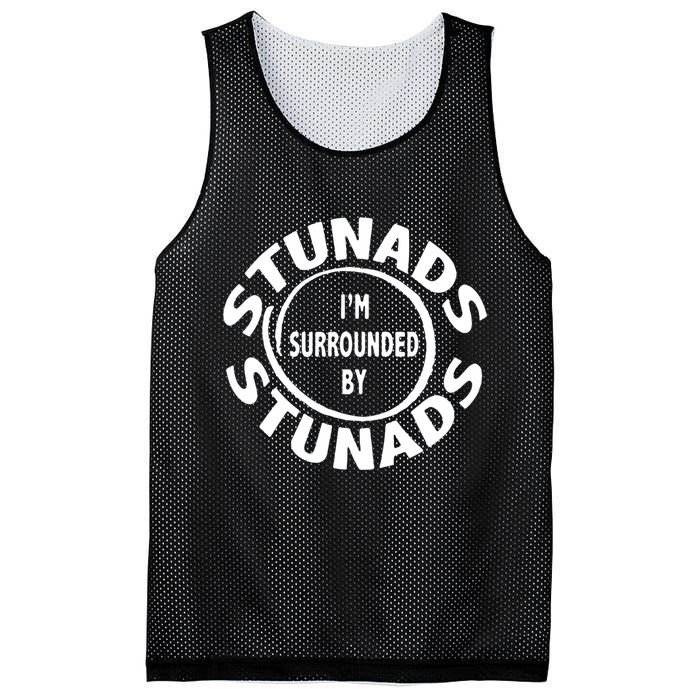 Stunads I’m Surrounded By Stunads Funny Italian Sayings Mesh Reversible Basketball Jersey Tank