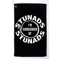 Stunads I’m Surrounded By Stunads Funny Italian Sayings Golf Towel