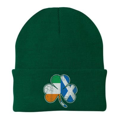 Scotch Irish Shamrock Scottish St Patricks Day Knit Cap Winter Beanie