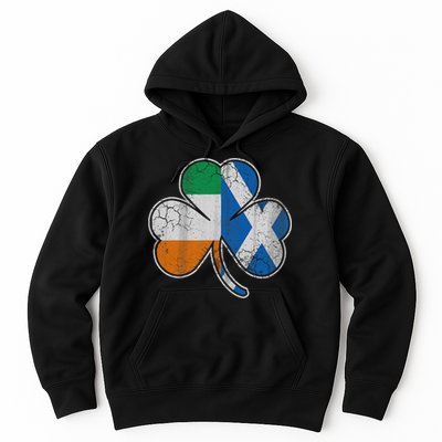 Scotch Irish Shamrock Scottish St Patricks Day Hoodie