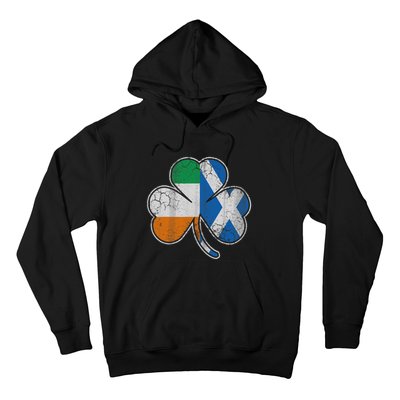 Scotch Irish Shamrock Scottish St Patricks Day Hoodie