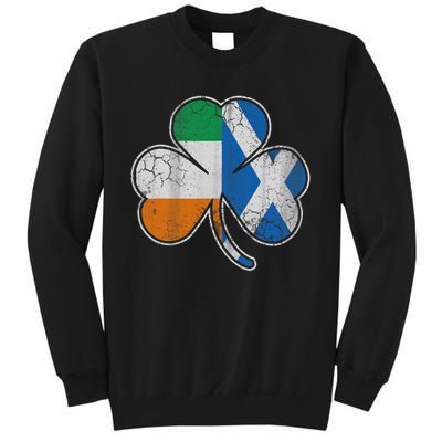 Scotch Irish Shamrock Scottish St Patricks Day Sweatshirt