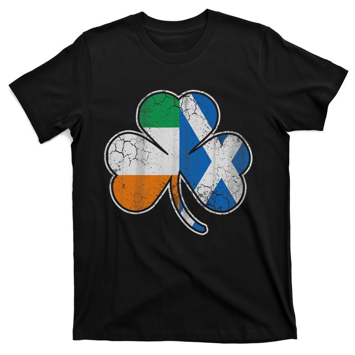 Scotch Irish Shamrock Scottish St Patricks Day T-Shirt