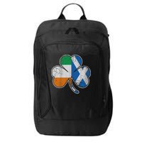 Scotch Irish Shamrock Scottish St Patricks Day City Backpack