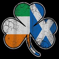 Scotch Irish Shamrock Scottish St Patricks Day City Backpack