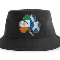 Scotch Irish Shamrock Scottish St Patricks Day Sustainable Bucket Hat