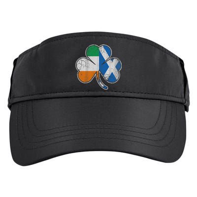 Scotch Irish Shamrock Scottish St Patricks Day Adult Drive Performance Visor