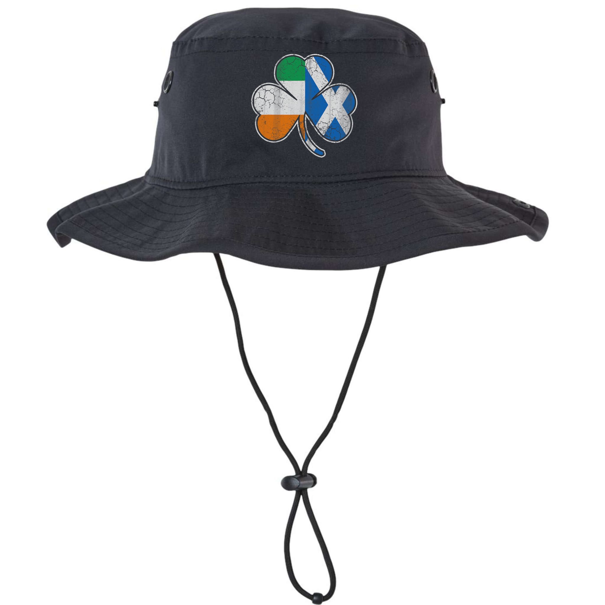 Scotch Irish Shamrock Scottish St Patricks Day Bucket Hat