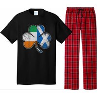 Scotch Irish Shamrock Scottish St Patricks Day Pajama Set