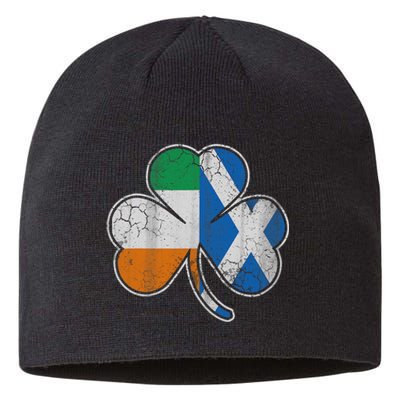 Scotch Irish Shamrock Scottish St Patricks Day Sustainable Beanie