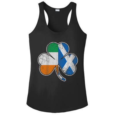 Scotch Irish Shamrock Scottish St Patricks Day Ladies PosiCharge Competitor Racerback Tank