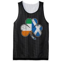 Scotch Irish Shamrock Scottish St Patricks Day Mesh Reversible Basketball Jersey Tank