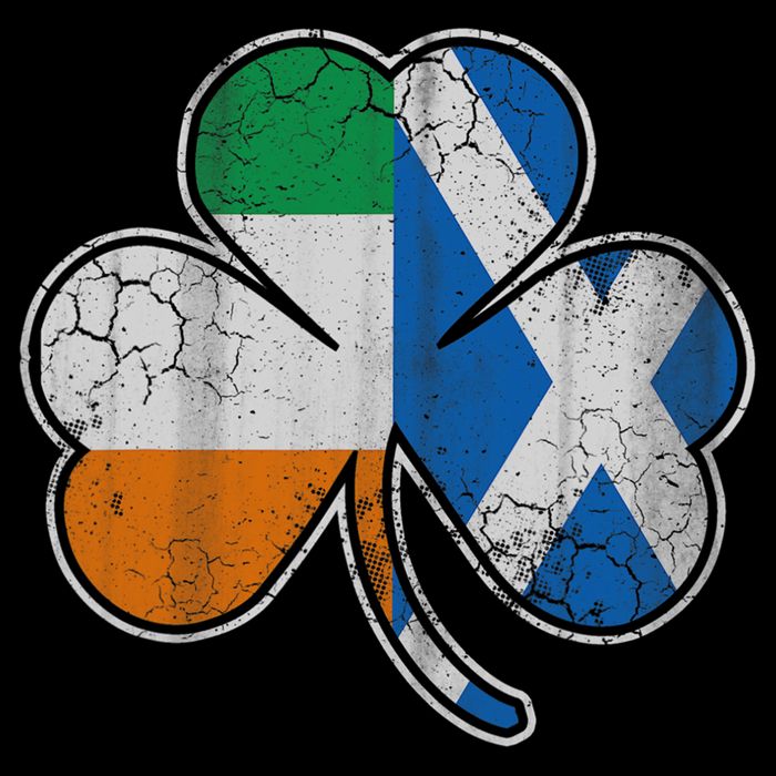 Scotch Irish Shamrock Scottish St Patricks Day Youth Performance Sprint T-Shirt