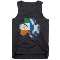 Scotch Irish Shamrock Scottish St Patricks Day Tank Top