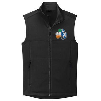 Scotch Irish Shamrock Scottish St Patricks Day Collective Smooth Fleece Vest