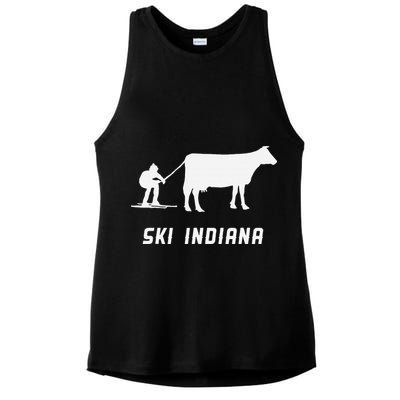 Ski Indiana Ladies PosiCharge Tri-Blend Wicking Tank