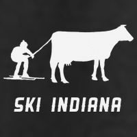 Ski Indiana 7 Panel Mesh Trucker Snapback Hat