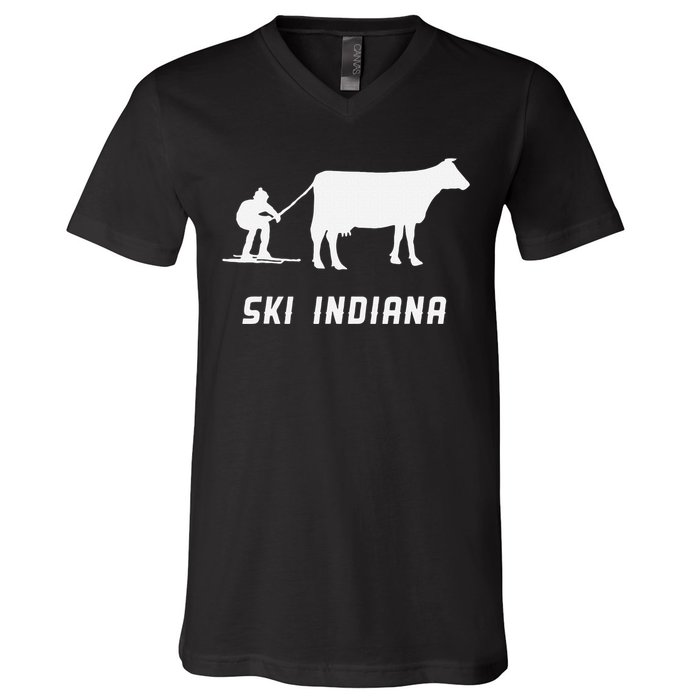 Ski Indiana V-Neck T-Shirt