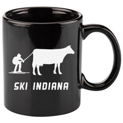 Ski Indiana 11oz C Handle Ceramic Mug